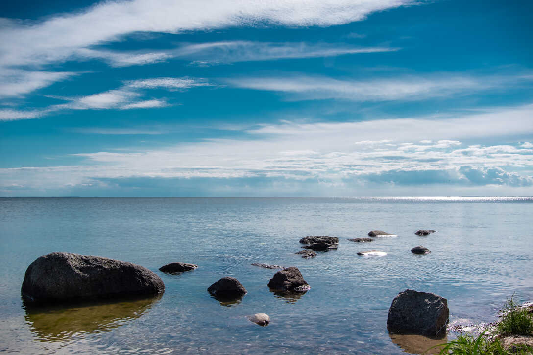 Steine im Meer